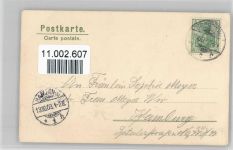 Blütenduft 1903 AK Duftkarte Prägedruck