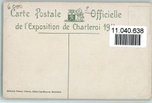 Charleroi Offiz. AK Exposition 1911 - Entree Ausstellung