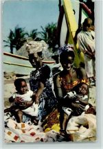 Afrika in Bildern - Junge Mutter Afrikan. Volkstyp
