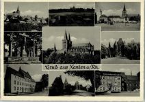 46509 W4232 Xanten - Ortsansichten Kirche Denkmal Mehrfachaufnahme