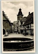 34497 W3540 Korbach - Am Rathaus Roland hinter Auto