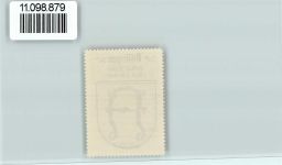 W8851 Bissingen , Schwab Vignette Wappen Kaffee Hag ca 1920-1940 Vignette