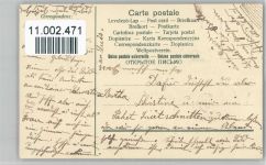 Blüten - Golddruck - Litho 1906 AK Geburtstag Prägedruck