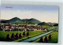 77652 W7600 Offenburg Künstlerkarte Ortsansicht