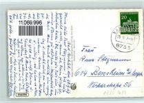 97708 W8733 Bad Bocklet - Gesamtansicht Kurhäuser Wandelhalle Altes und Neues Brunnenhaus