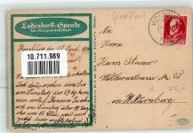Spende sign. Hohlwein, Ludwig Ludendorff