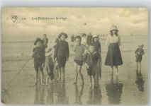 Kinder - Strandleben Bademode 1920