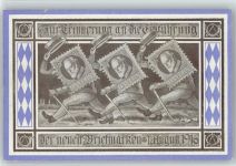 Bayern - Einführung der neuen Briefmarken 1916 AK Briefmarkenabbildung