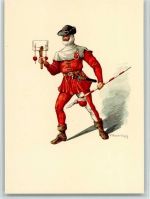 Standesläufe´von Schwyz - Kostüm des XVI Jahrhunderts, sehr gute Erhaltung AK Postbote Künstlerkarte