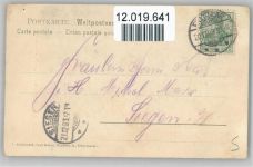Verlag Heine Nr. 7 - Alt Heidelberg 2. Act - 1903 AK Geldtasche Studentika