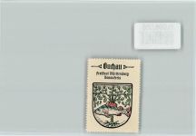 88422 W7952 Bad Buchau - Vignette Wappen Kaffee Hag ca 1920-1940