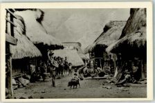 Philippinen Hütten mit Volkstypen Asiat.Volkstyp FOTO KEINE AK