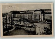 O7000 Leipzig Hauptbahnhof, Straßenbahn AK Bahnhof 1918