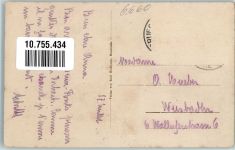 66709 W6649 Konfeld Foto AK Panorama des Ortes mit Kirche Hl. Elisabeth Verlag Emil Hartmann