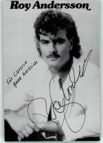 Roy Andersson Original Autogramm Schlagersänger