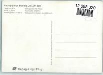 Hapag-Lloyd Boing 727-100 - Eckknick Fluglinie
