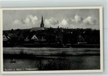 97320 W8711 Sulzfeld a. Main 1940 - Teilansicht vom Wasser gesehen, gute Erhaltung AK