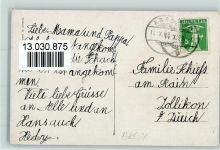 BKW Serie 725-3 - Hollandkinder mit Puppe und Pfeife Feiertag, K.