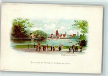 W1000 Berlin Mitte Verlagsanstalt Miesler 1896 - Blick auf Alt-Berlin, gute Erhaltung AK Gewerbeausstellung