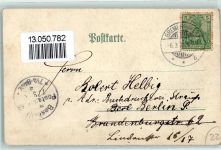 27568 W2850 Bremerhaven 1901 Lithographie Leuchtthurm Geestebrücke Bürgermeister Smidtstraße