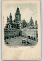 55116 W6500 Mainz - Dom vom Leichhof Reliefkarte