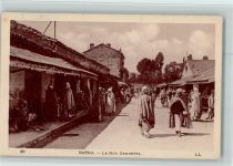 Batna - La rue Gambetta, gute Erhaltung AK