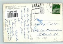29590 W3111 Rätzlingen , Kr Uelzen - Gaststätte zur Post Kirche