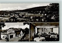 64757 W6121 Kortelshütte - Gasthaus zum Adler mit Innenansicht - Gerling Nr. 1284 AK