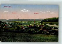 33184 W4791 Altenbeken 1915 - Bahnhof, Viadukt AK Kleine Stempelspur