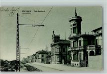 55049 Viareggio 1913 - Viale Carducci, Strassenpartie AK