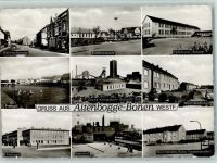 59199 W4703 Bönen - Bahnhofstraße Freibad Postamt Eichholzplatz Zeche Königsborn Schacht 3/4 Bahnhof Pestalozzi-Schule Woortsiedlung Woortstraße Ecke Tulpenstraße