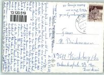 59199 W4703 Bönen - Bahnhofstraße Freibad Postamt Eichholzplatz Zeche Königsborn Schacht 3/4 Bahnhof Pestalozzi-Schule Woortsiedlung Woortstraße Ecke Tulpenstraße