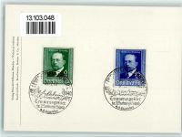 Sondermarken und Sonderstempel Emil von Behring - Verlag Heinrich hoffmann Sonderstempel WK II