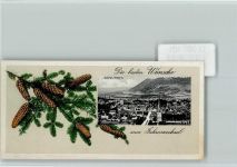 W7465 Geislingen b Balingen Mini Karte - Tannenzapfen Städteglückwunsch