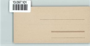 W7465 Geislingen b Balingen Mini Karte - Tannenzapfen Städteglückwunsch