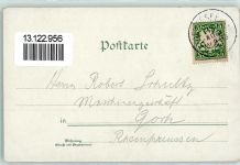 W8240 Königssee b Berchtesgaden Vorläufer Druck 1890-1895 Königssee vom Malerwinkel Edelweiß Vorläufer Lithographie