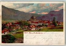 W7822 St. Blasien sign K. Mutter Mutter, K. 1898 Künstlerkarte