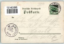 W7822 St. Blasien sign K. Mutter Mutter, K. 1898 Künstlerkarte