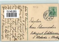 79539 W7850 Lörrach 1911 Gebrauchsspuren Villa Bergfried