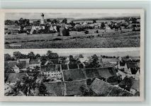 86420 W8901 Anhausen b Augsburg 1940 - Teilansicht und vom Kirchturm gesehen, AK