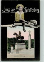 10115 W1000 Charlottenburg 1906 - Kaiser Friedrich Denkmal Kind
