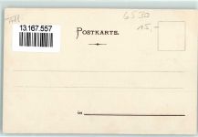 W5425 Kaub Kunstverlag Freytag III. Serie Der Rhein Nr. 5 - Gutenfels Reiss Fritz 1899 Lithographie / Künstlerkarte