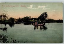 47495 W4134 Rheinberg 1913 - Rheintor Ruderboot