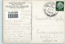 Kraft durch Freude Monte Sarmiento 1935 Schiffspoststempel 1935