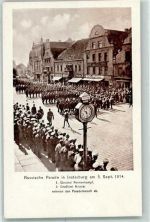 Insterburg Tschernjachowsk - General Rennenkampf Großfürst Nicolai Russische Parade 5. September 1914