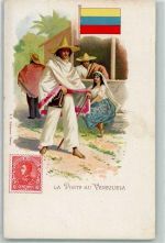 Lithographie La Poste au Venezuela