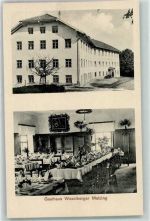 83301 W8221 Matzing , Oberbay - Gasthaus Weselberger Speisesaal