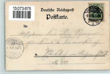 30159 W3000 Hannover Lithographie Gruss aus - Lister Turm , gute Erhaltung AK