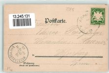 84347 W8340 Pfarrkirchen , Niederbay 1903 - Distrikskrankenhaus Knabenschule Gartlberg Rathaus
