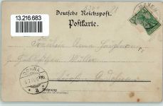 01809 O8301 Maxen Lithographie 1900 Finckenfang Porträt v. Daun v. Finck Etablissement